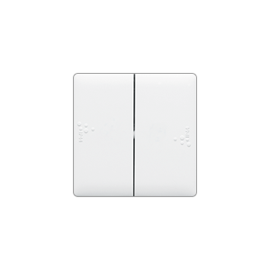 Legrand 752155 Выключатель двухклавишный с лицевой панелью-10 АХ-Белый-Valena LIFE IP44
