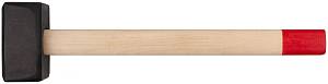 Кувалда кованая в сборе, деревянная ручка 6 кг KУРС