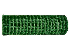 Решетка заборная в рулоне, 1.3 х 20 м, ячейка 70 х 55 мм, пластиковая, зеленая, Россия 64531