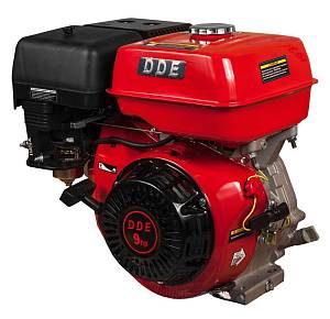 Двигатель бензиновый 4-х тактный DDE 177F-S25 (25.0мм, 9.0л.с., 270 куб.см.,фильтр-картридж, датчик уровня масла)